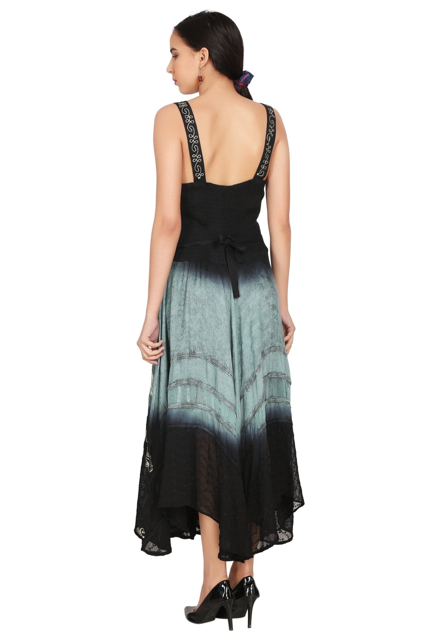 acid wash maxi dress Acid Wash Open Back Maxi Dress | Loose Lucy's