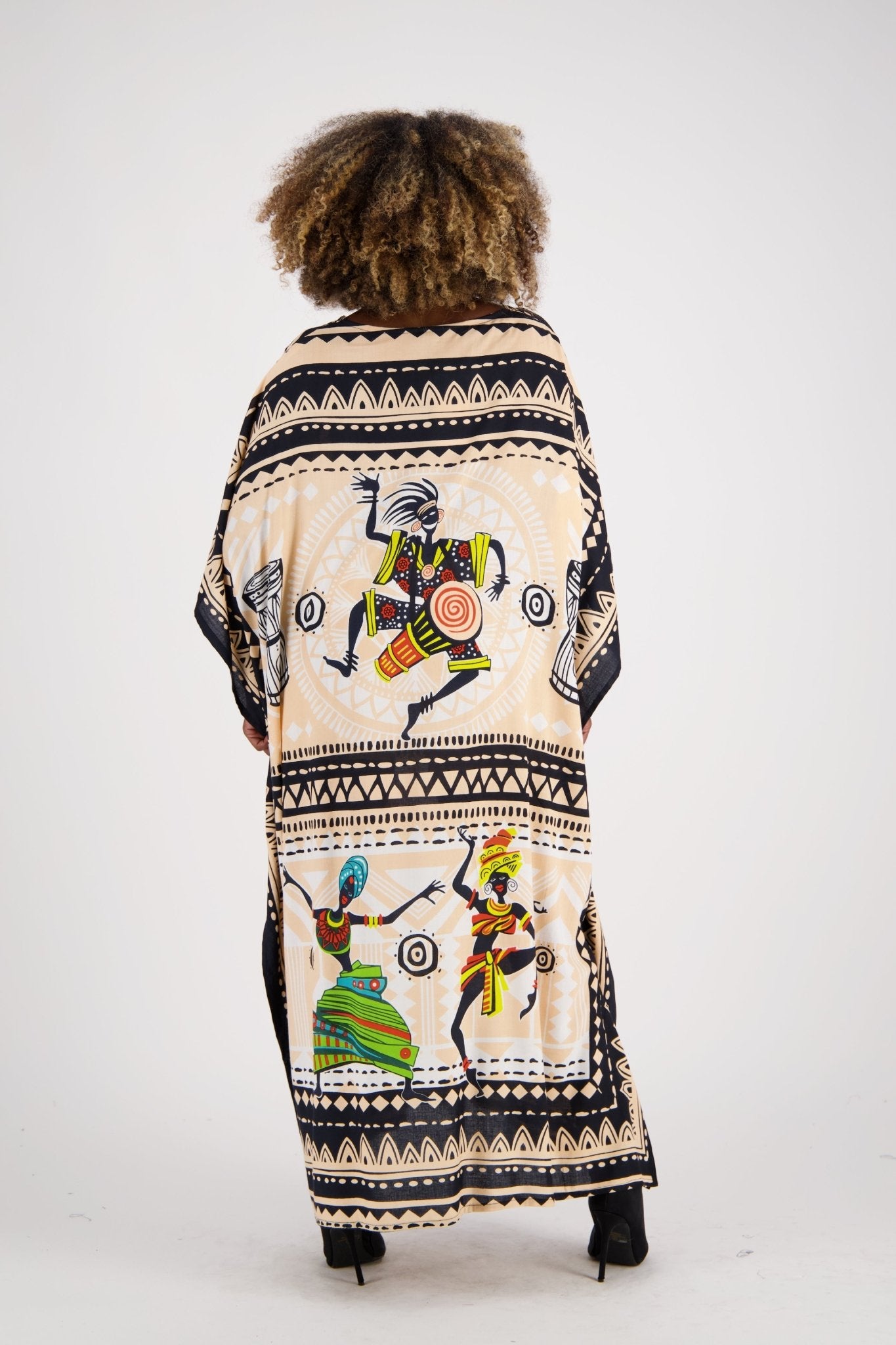 Tribal Print Kaftan KAF-1044 - Advance Apparels Inc