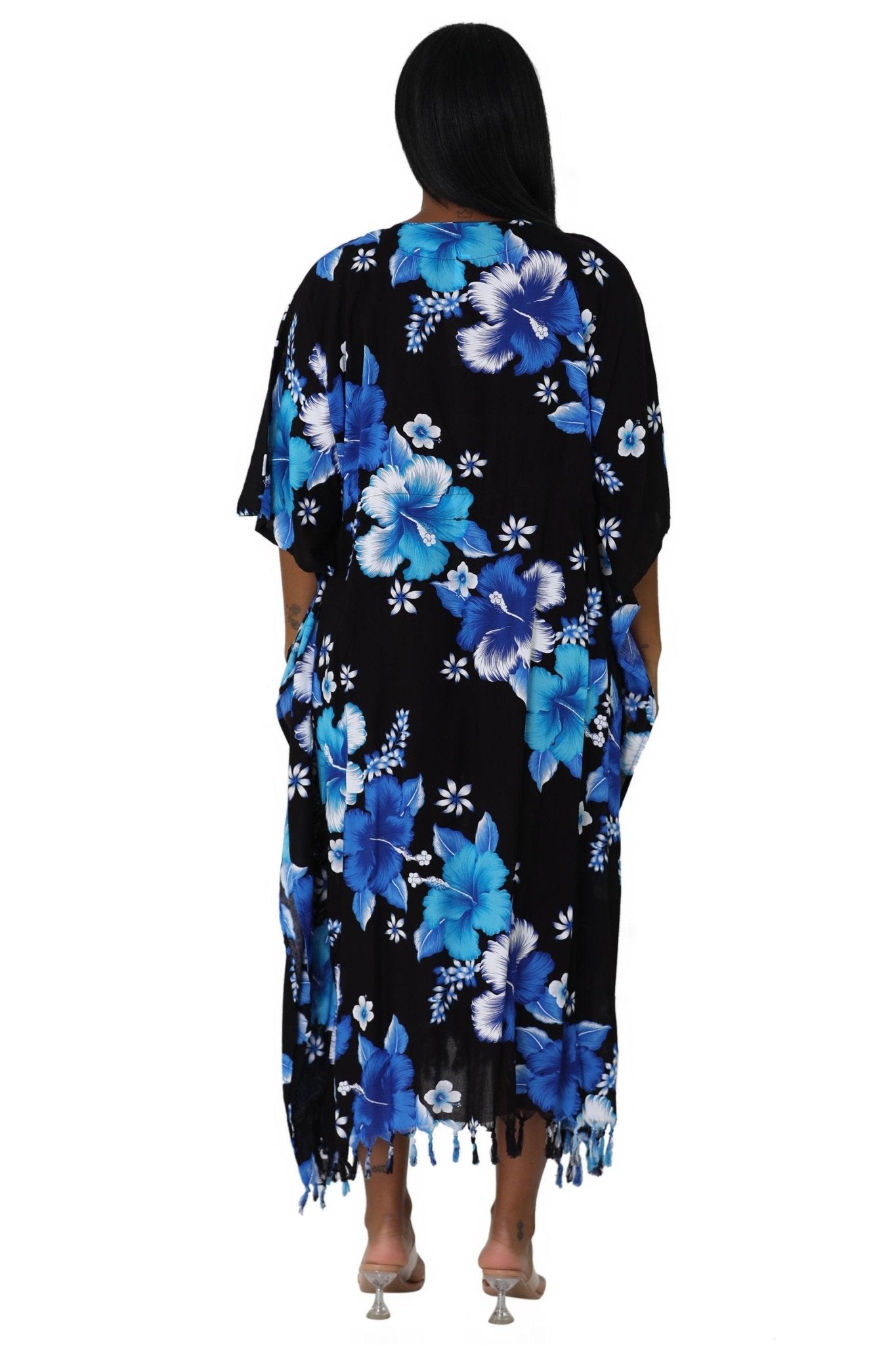 Tropical Print Cover-Up TH-2034 - Advance Apparels Inc