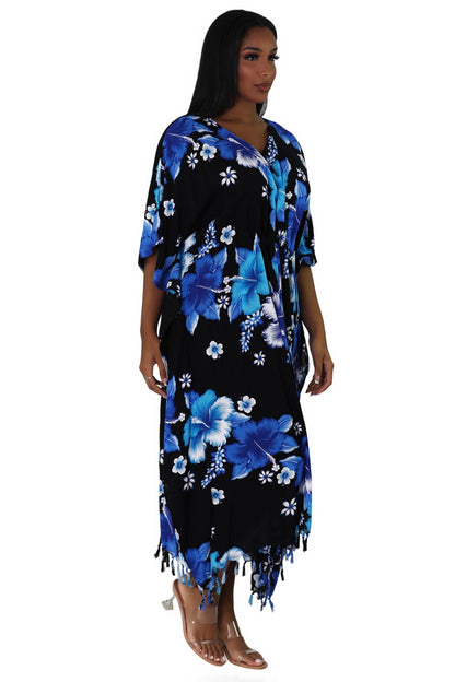 Tropical Print Cover - Up TH - 2034 - Advance Apparels Inc