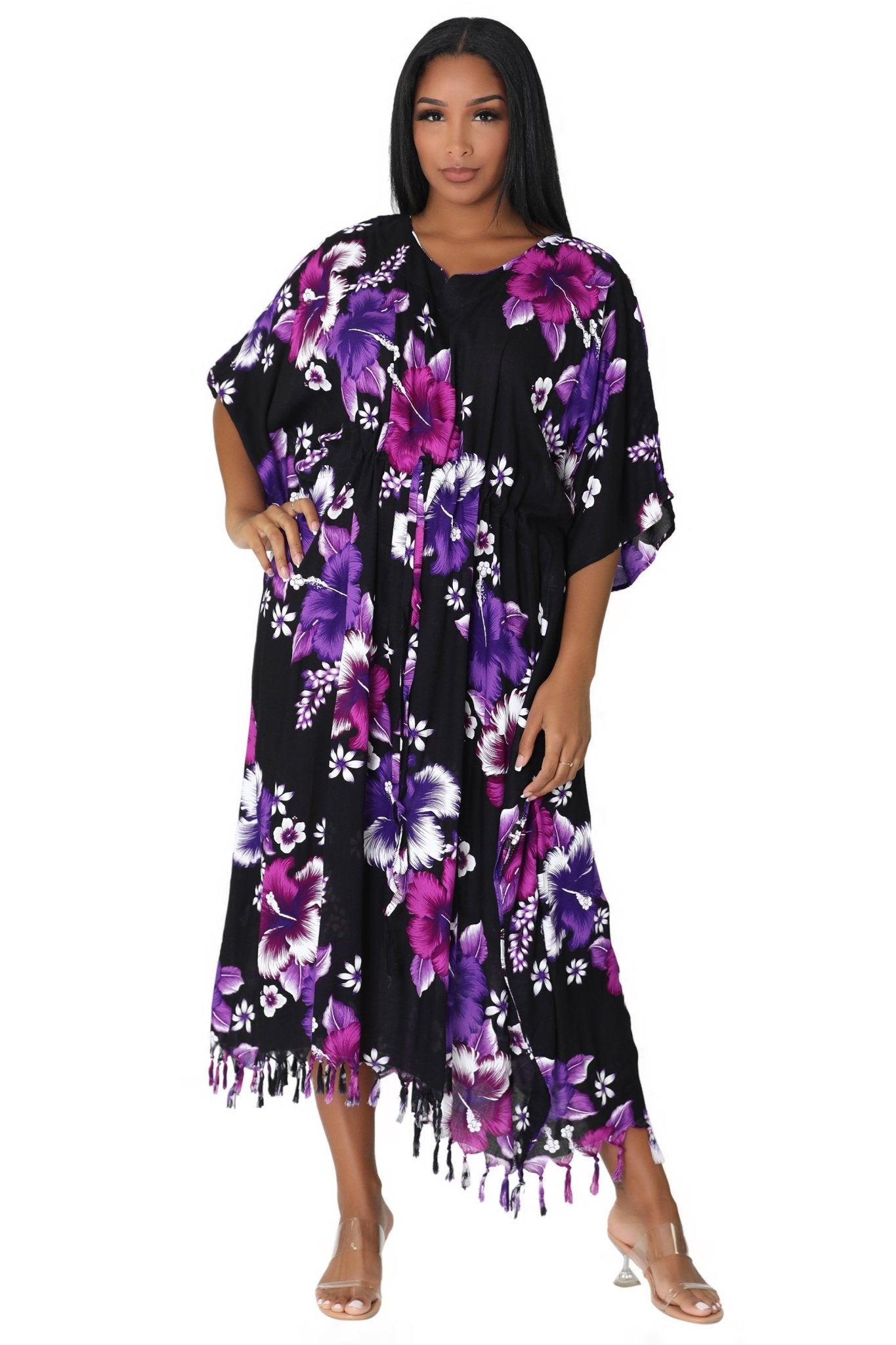 Tropical Print Cover - Up TH - 2034 - Advance Apparels Inc