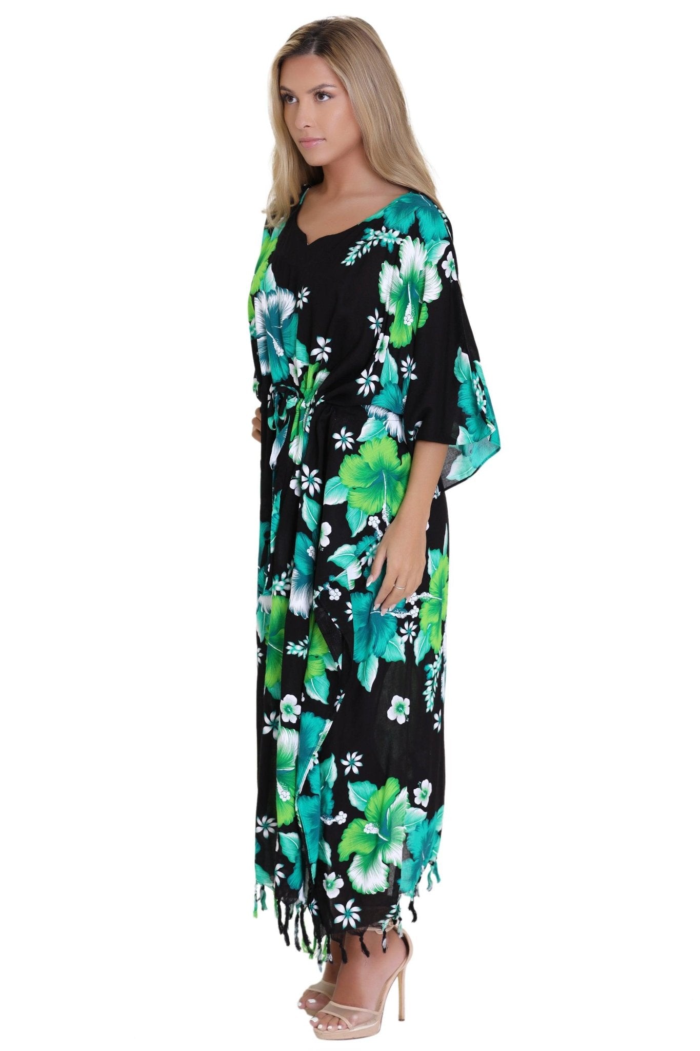 Tropical Print Cover-Up TH-2034 - Advance Apparels Inc