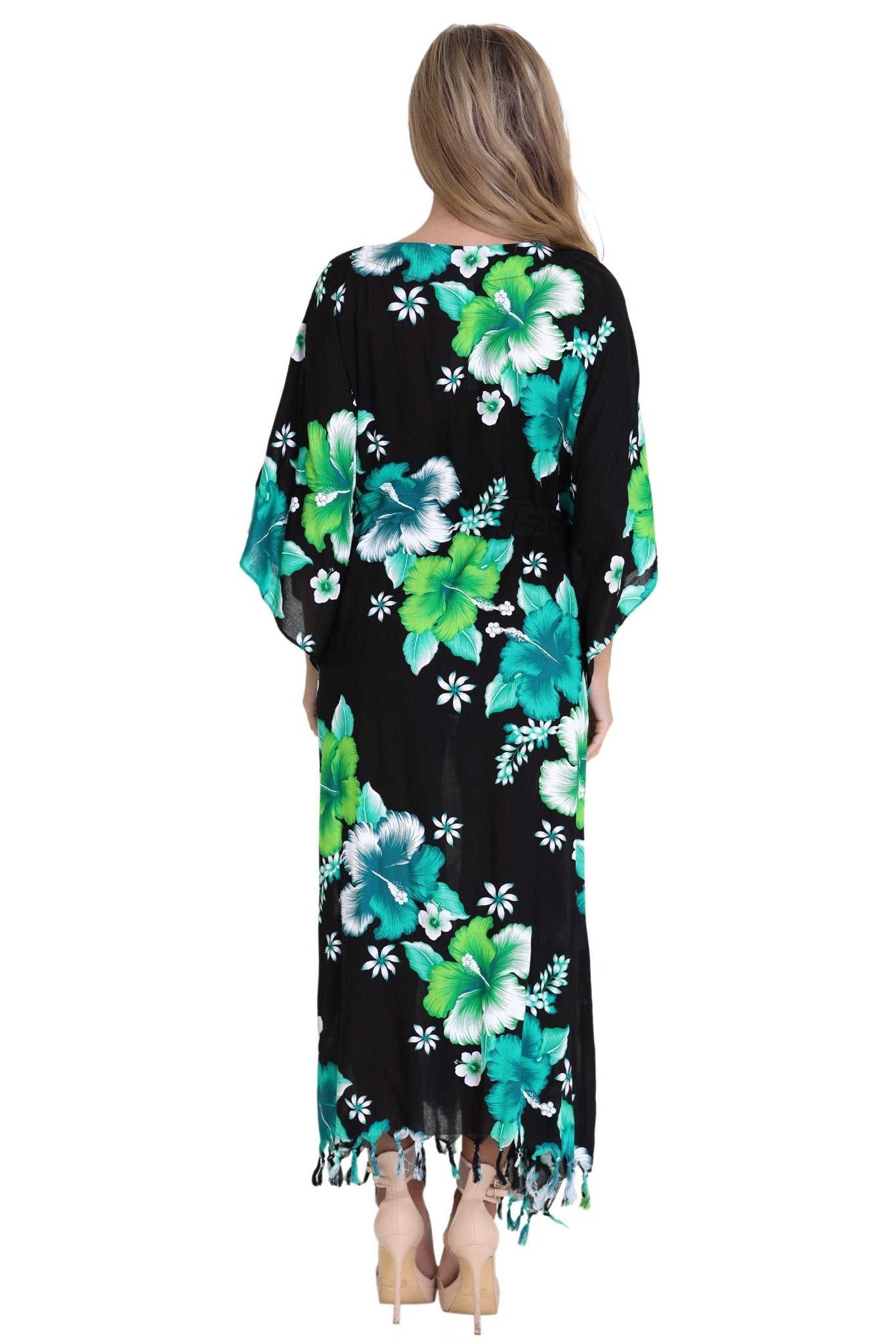 Tropical Print Cover-Up TH-2034 - Advance Apparels Inc