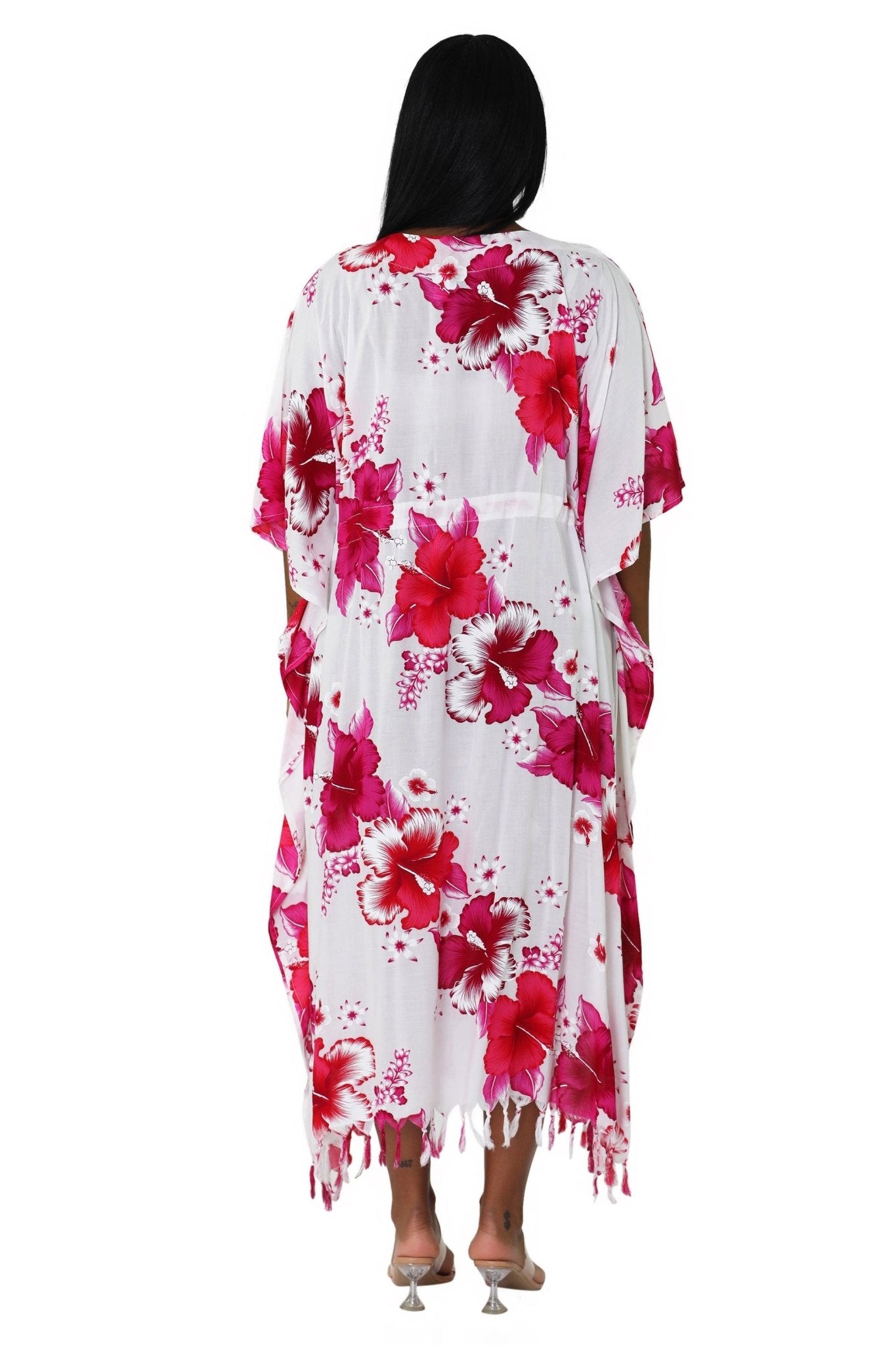 Tropical Print Cover-Up TH-2034 - Advance Apparels Inc