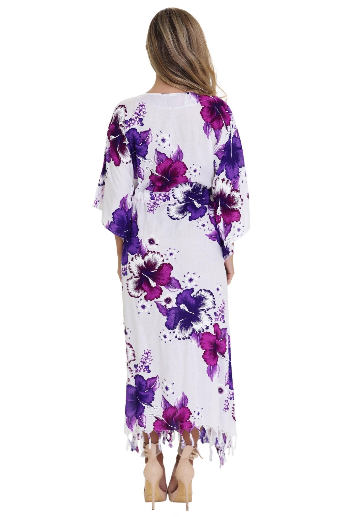 Tropical Print Cover-Up TH-2034 - Advance Apparels Inc