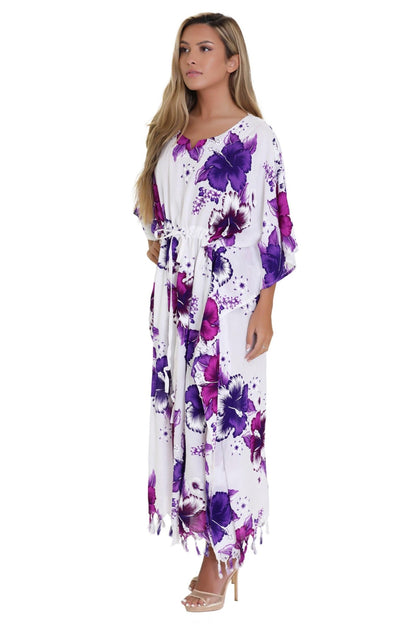 Tropical Print Cover-Up TH-2034 - Advance Apparels Inc