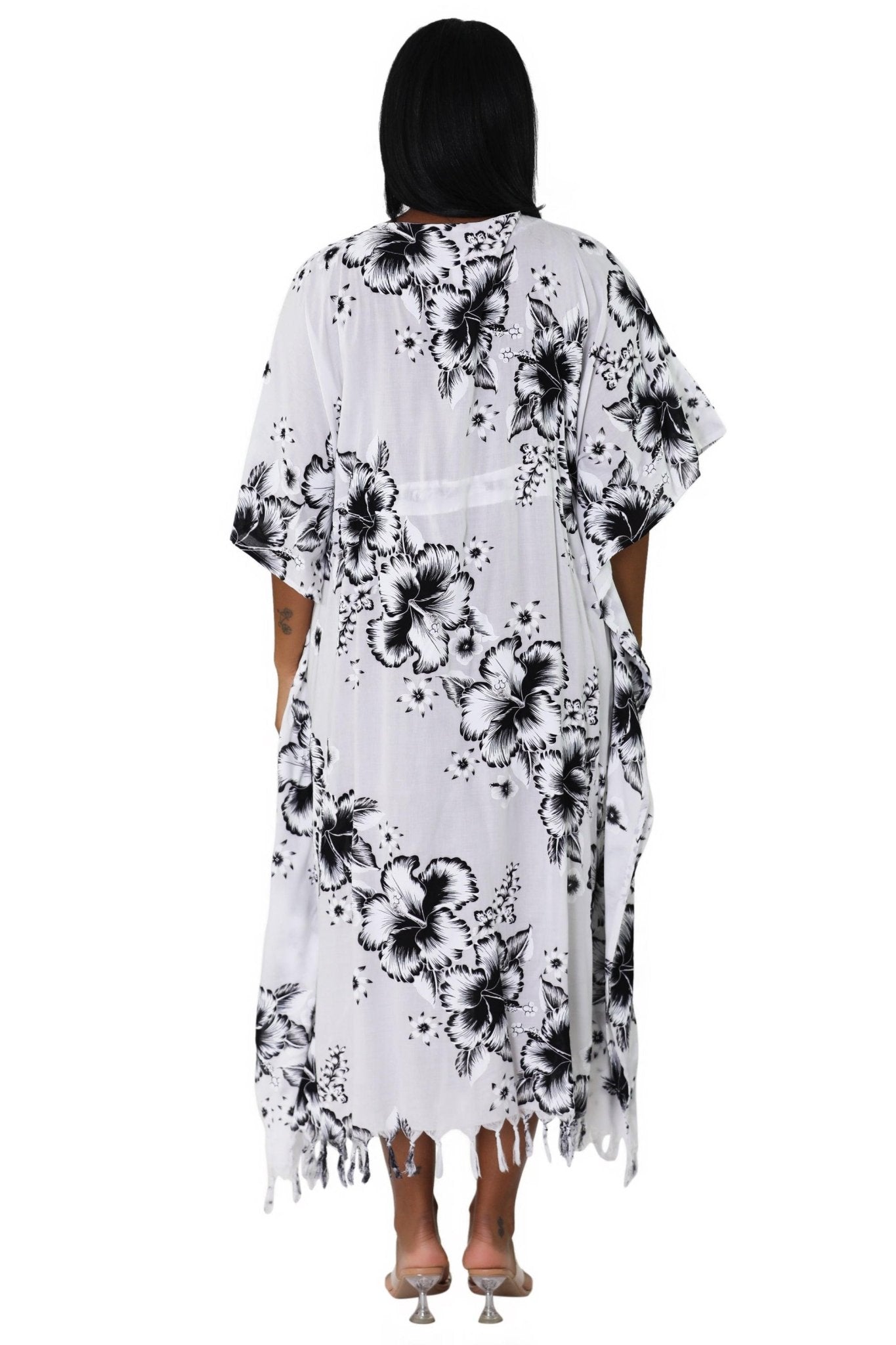 Tropical Print Cover-Up TH-2034 - Advance Apparels Inc