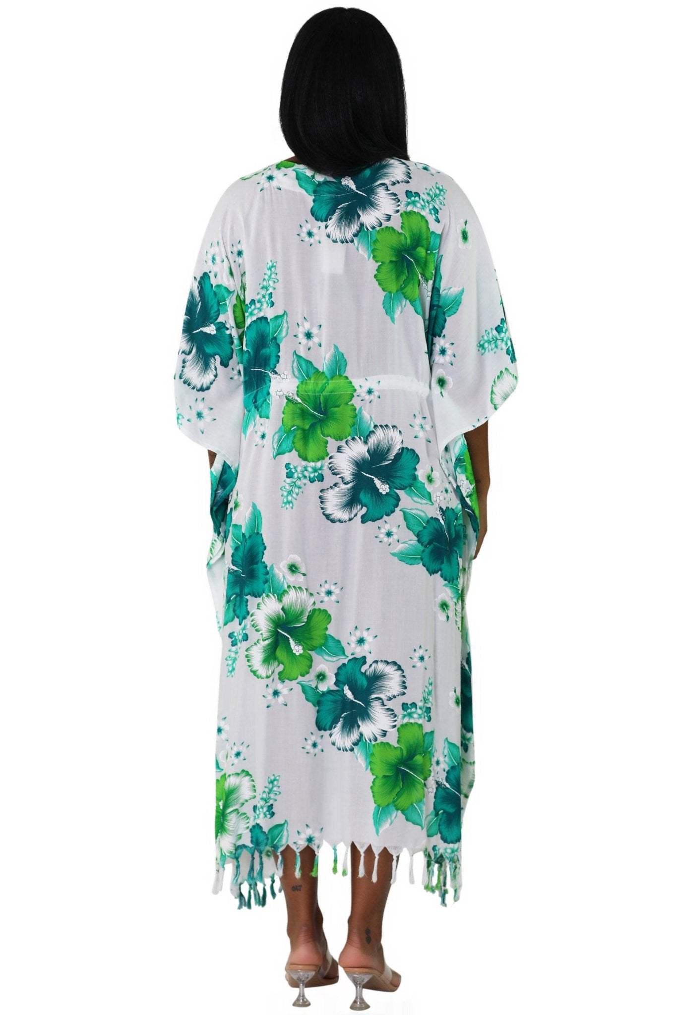 Tropical Print Cover-Up TH-2034 - Advance Apparels Inc