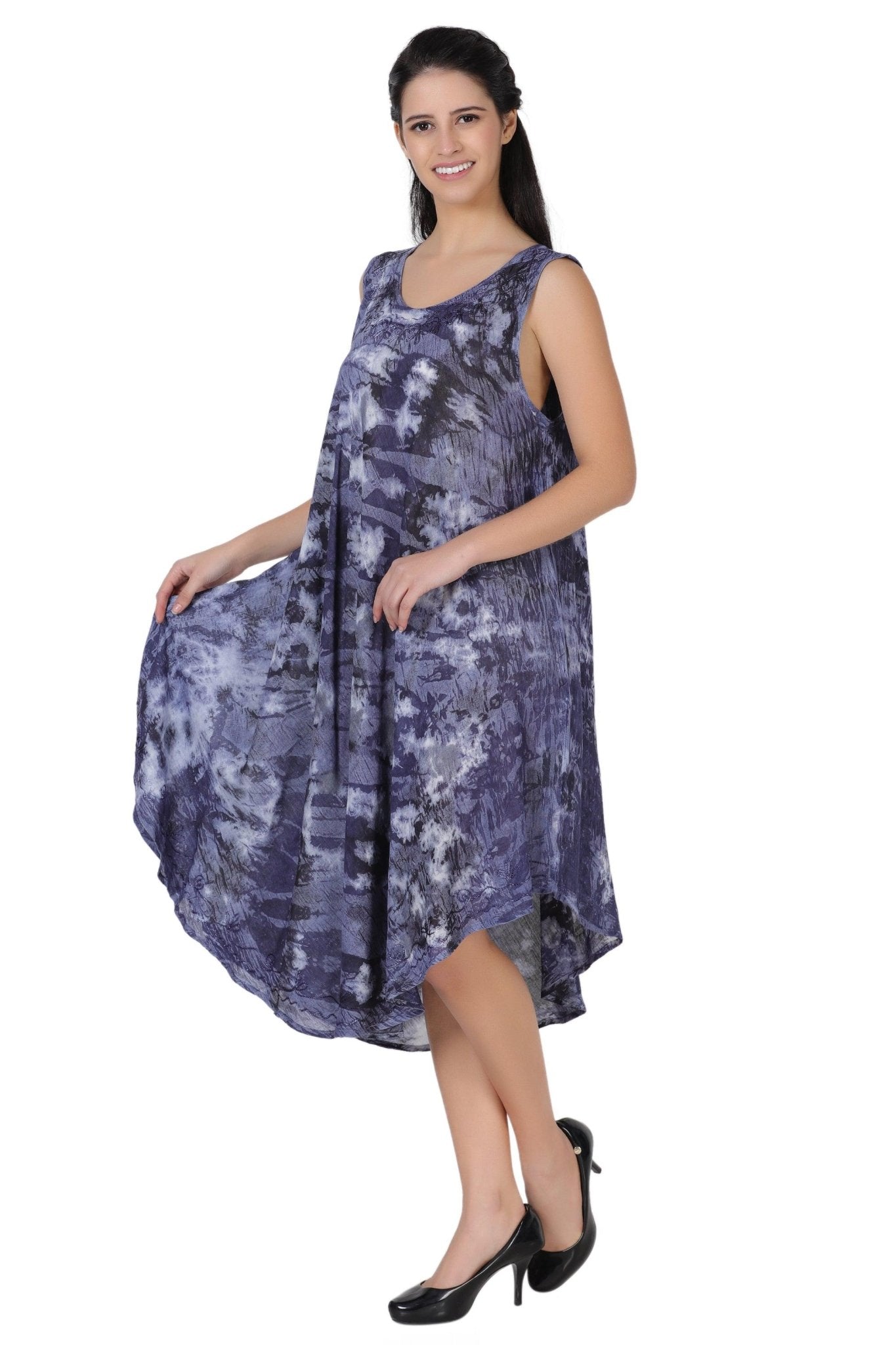 Tulum Tie Dye Beach Dress 482208R - Advance Apparels Inc