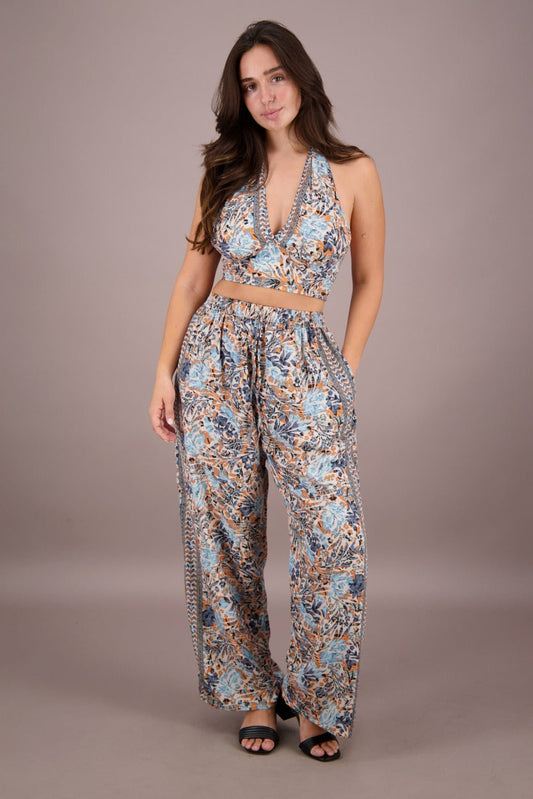 Two Piece Silk Set AB - 32073 - Advance Apparels Inc