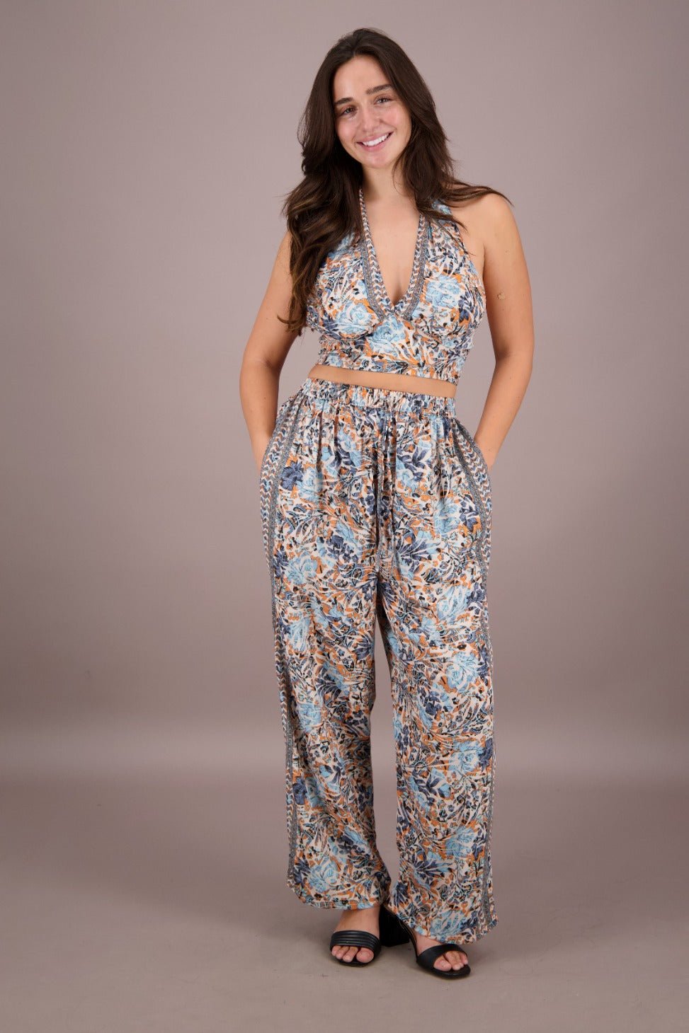 Two Piece Silk Set AB - 32073 - Advance Apparels Inc