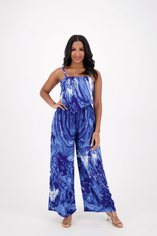 Two Piece Tie Dye Pants Set THS - 7052 - Advance Apparels Inc