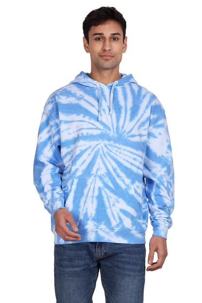 Unisex Tie Dye Pullover Hoodie Premium Cotton Blend Activewear H702 - Advance Apparels Inc
