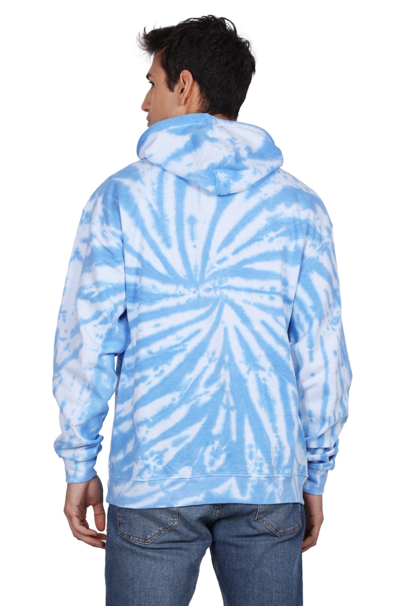Unisex Tie Dye Pullover Hoodie Premium Cotton Blend Activewear H702 - Advance Apparels Inc