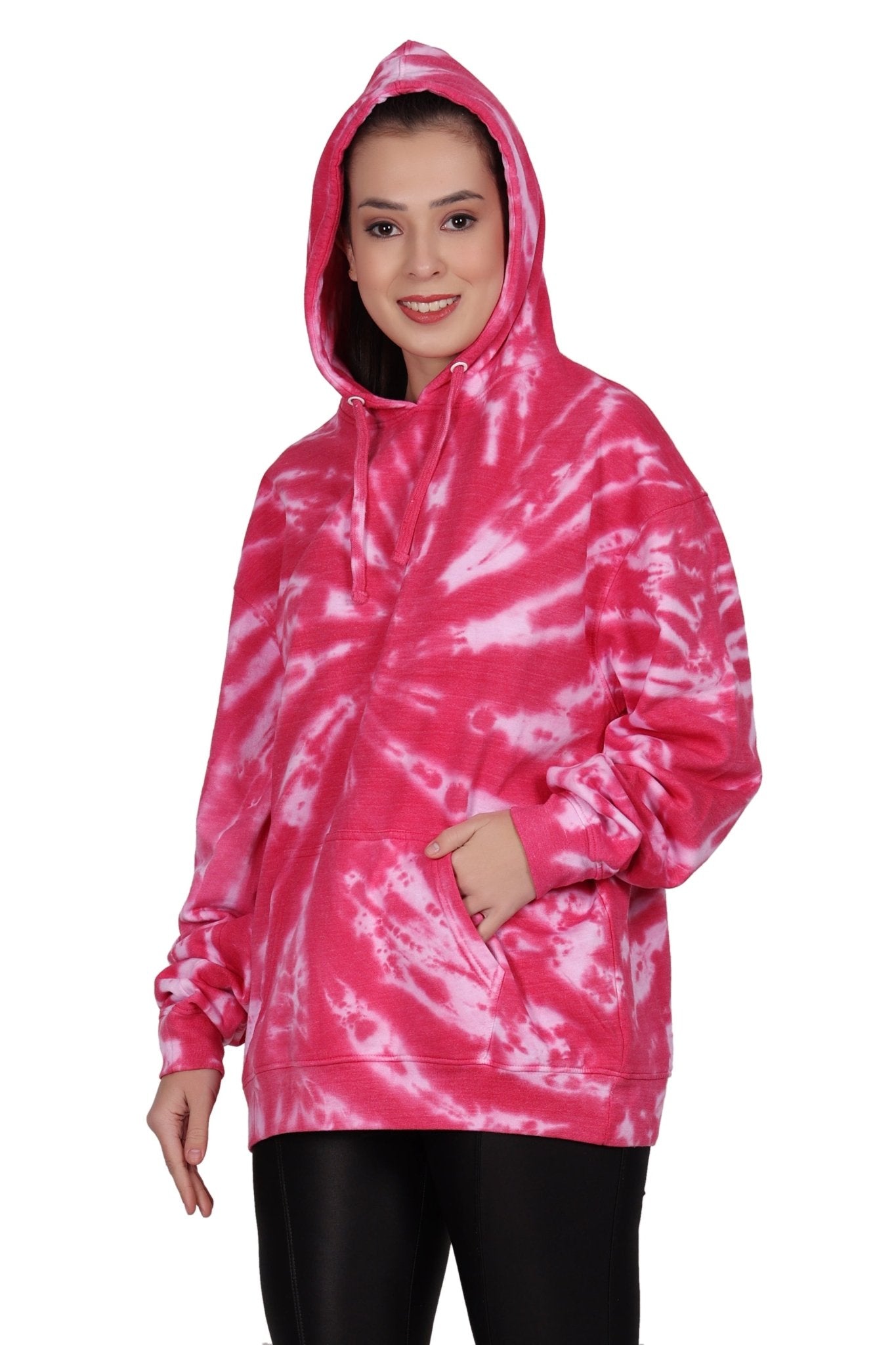 Unisex Tie Dye Pullover Hoodie Premium Cotton Blend Activewear H702 - Advance Apparels Inc