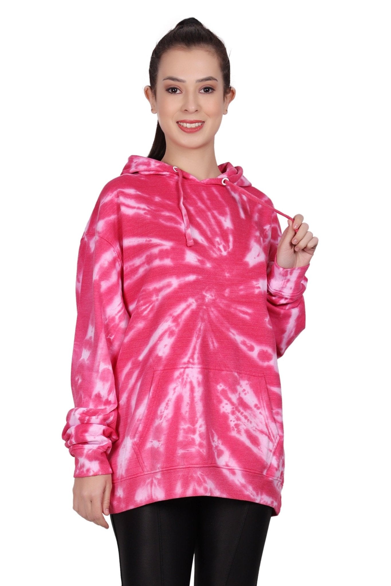 Unisex Tie Dye Pullover Hoodie Premium Cotton Blend Activewear H702 - Advance Apparels Inc