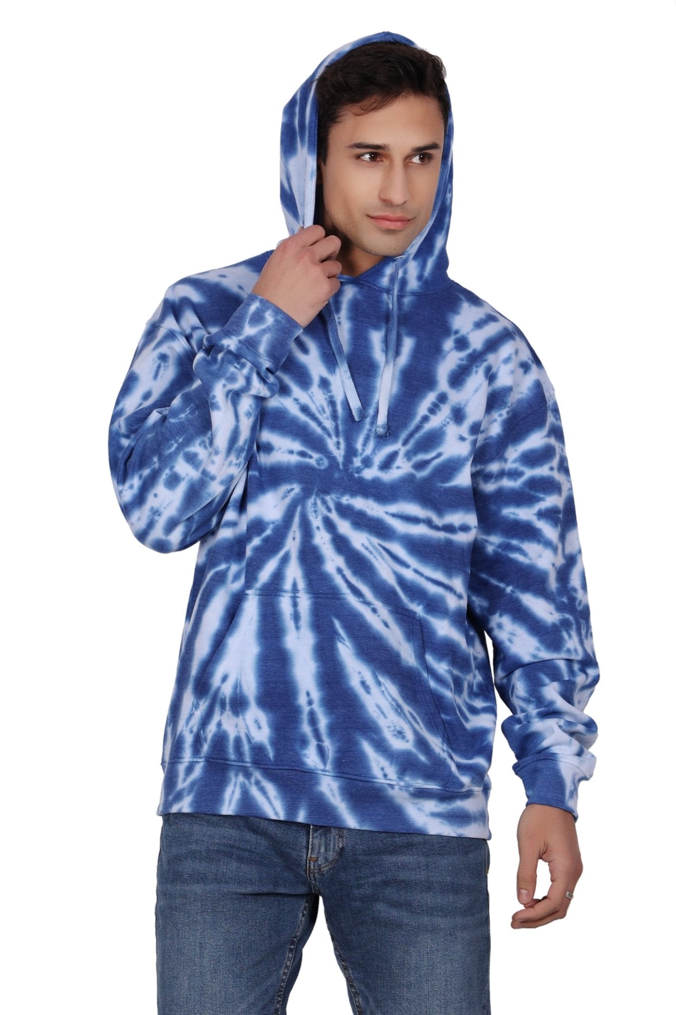 Unisex Tie Dye Pullover Hoodie Premium Cotton Blend Activewear H702 - Advance Apparels Inc