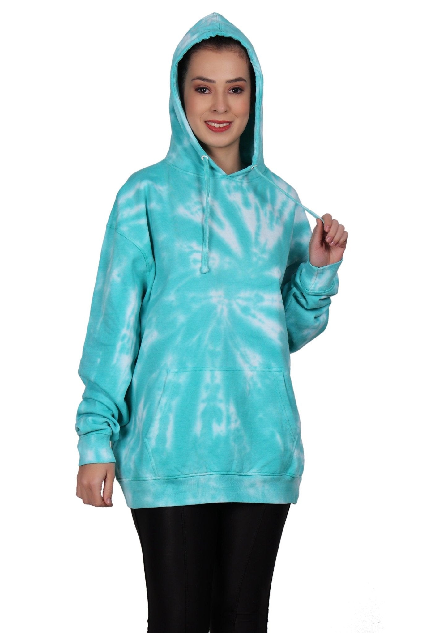 Unisex Tie Dye Pullover Hoodie Premium Cotton Blend Activewear H702 - Advance Apparels Inc