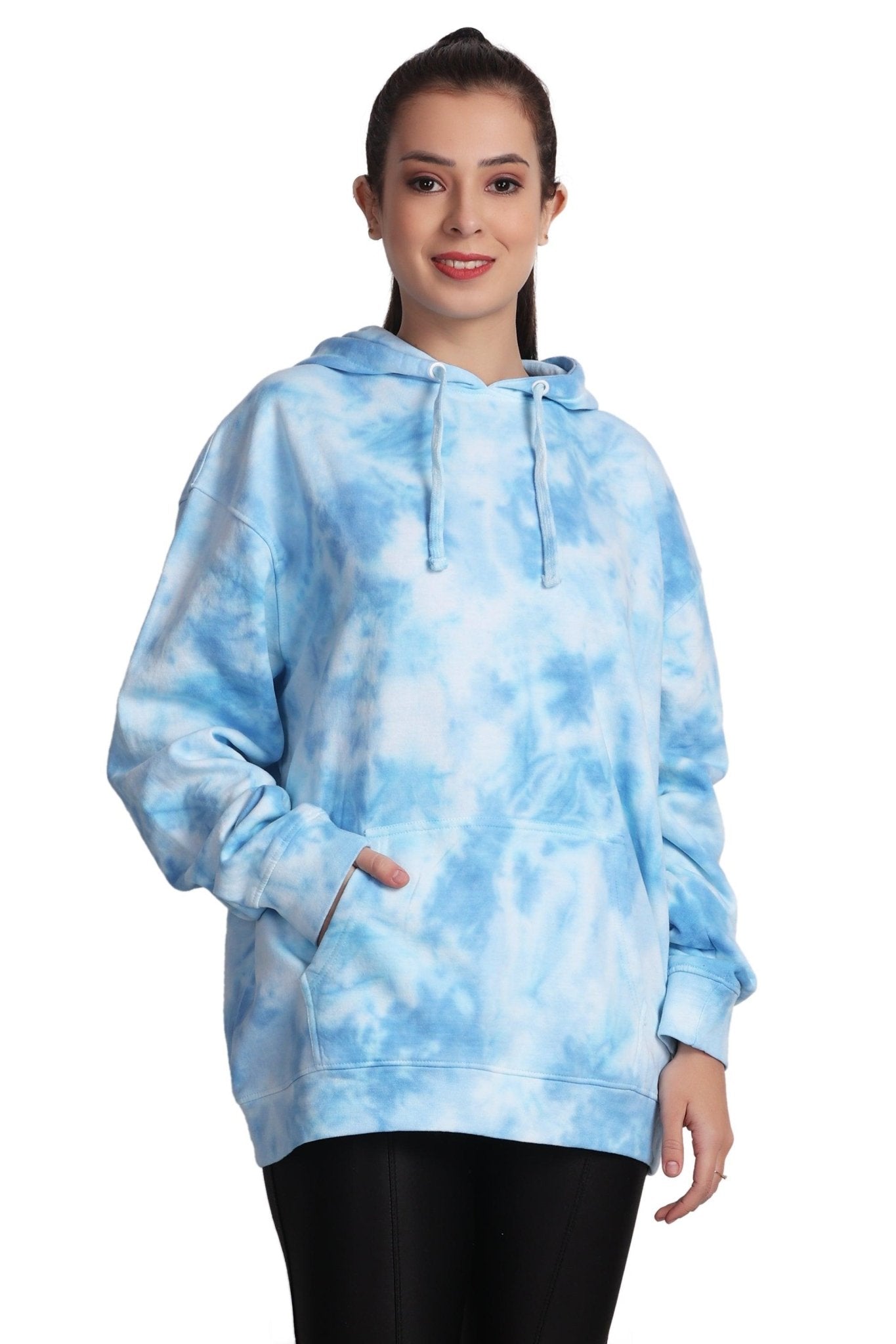 Unisex Tie Dye Pullover Hoodie Premium Cotton Blend Activewear H704 - Advance Apparels Inc