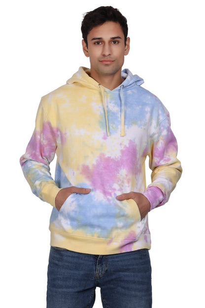 Unisex Tie Dye Pullover Hoodie Premium Cotton Blend Activewear H704 - Advance Apparels Inc