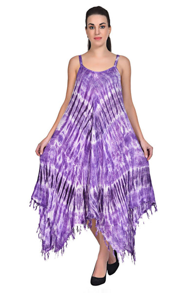 V-Neck Fairytale Tie Dye Dress 19277 - Advance Apparels Inc