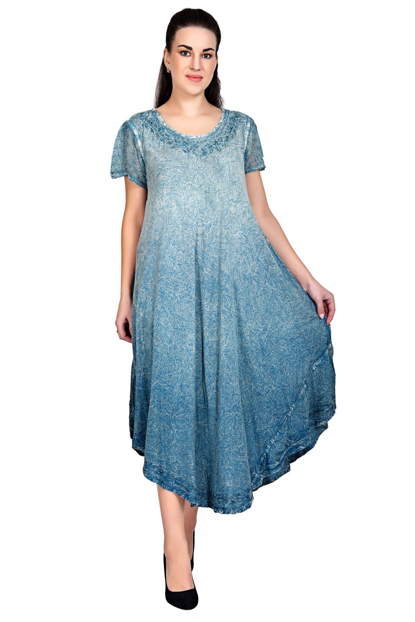 Water Color Dress 19245 - Advance Apparels Inc