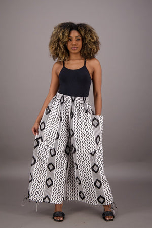 Wide Leg African Print Pants P092 - 266 - Advance Apparels Inc