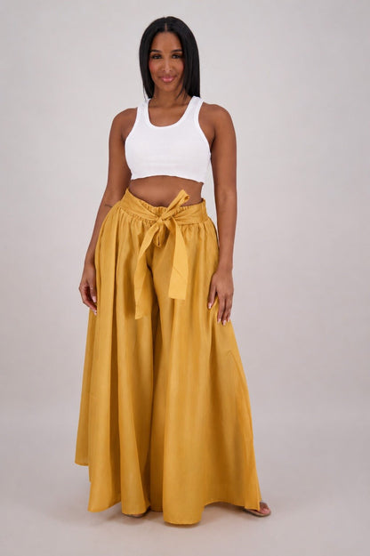 Wide Leg Palazzo Pants 24061 - Advance Apparels Inc