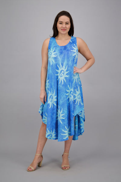 Sun Printed Beach Dress 17147