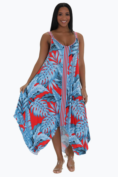 Vice City Print Beach Dress 21243 - Advance Apparels Inc