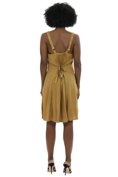 Adjustable Acid Wash Dress 1105  - Advance Apparels Inc