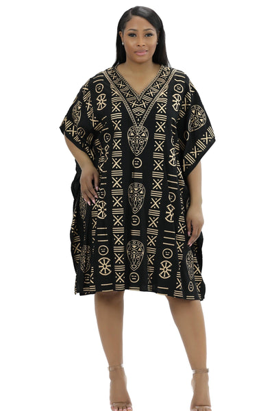 African Print Kaftan KAF-1016  - Advance Apparels Inc