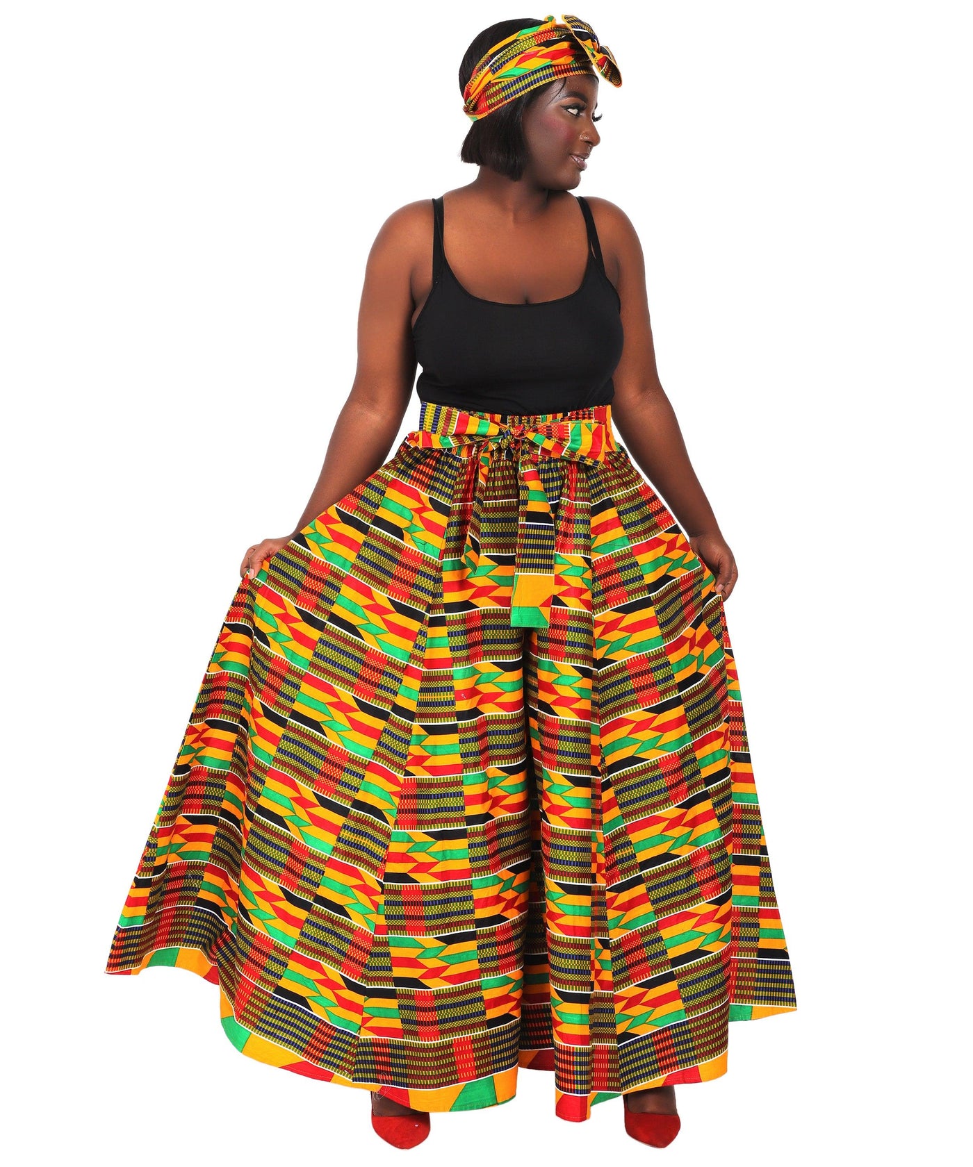 Ankara Palazzo Pants 61  - Advance Apparels Inc