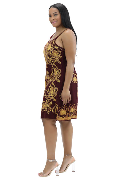 Batik Block Print Dress 54A-BATIK  - Advance Apparels Inc