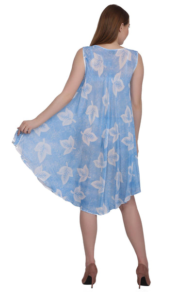 Batik Leaf Print Dress 422133  - Advance Apparels Inc