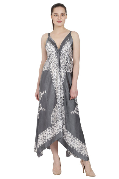 Batik Paisley Print Dress Elastic Back One Size Fits Most S-923  - Advance Apparels Inc