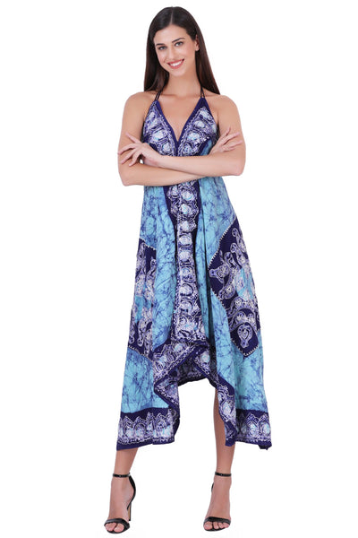 Batik Scarf Dress Elastic Back 1458  - Advance Apparels Inc