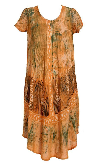 Block Print Batik Dress 17811  - Advance Apparels Inc