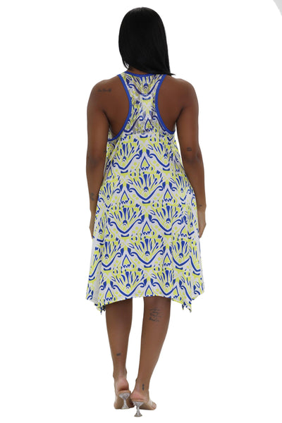 Colorful Resort Dress 21226  - Advance Apparels Inc