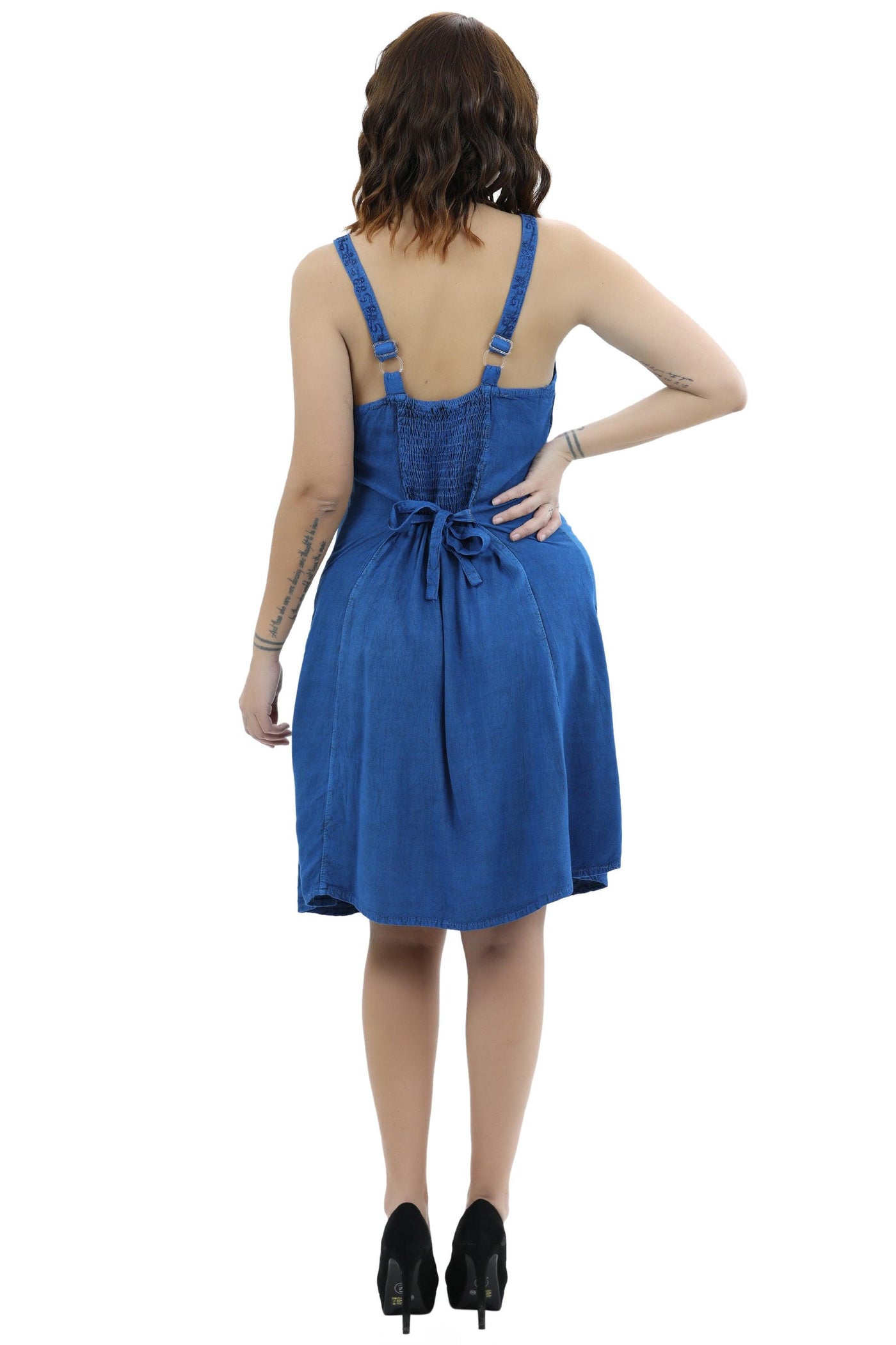 Double Dye Adjustable Dress 1108  - Advance Apparels Inc