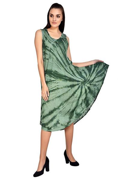 Ebb Tide Sleeveless Tie Dye Umbrella Dress 19305/20305  - Advance Apparels Inc