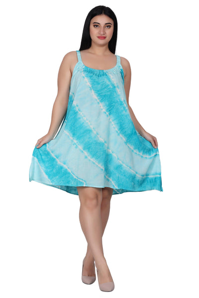 Elastic Strap Tie Dye Dress 362214EN  - Advance Apparels Inc