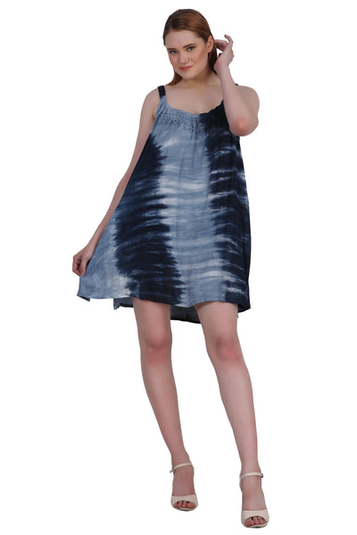 Elastic Strap Tie Dye Dress 362215EN  - Advance Apparels Inc