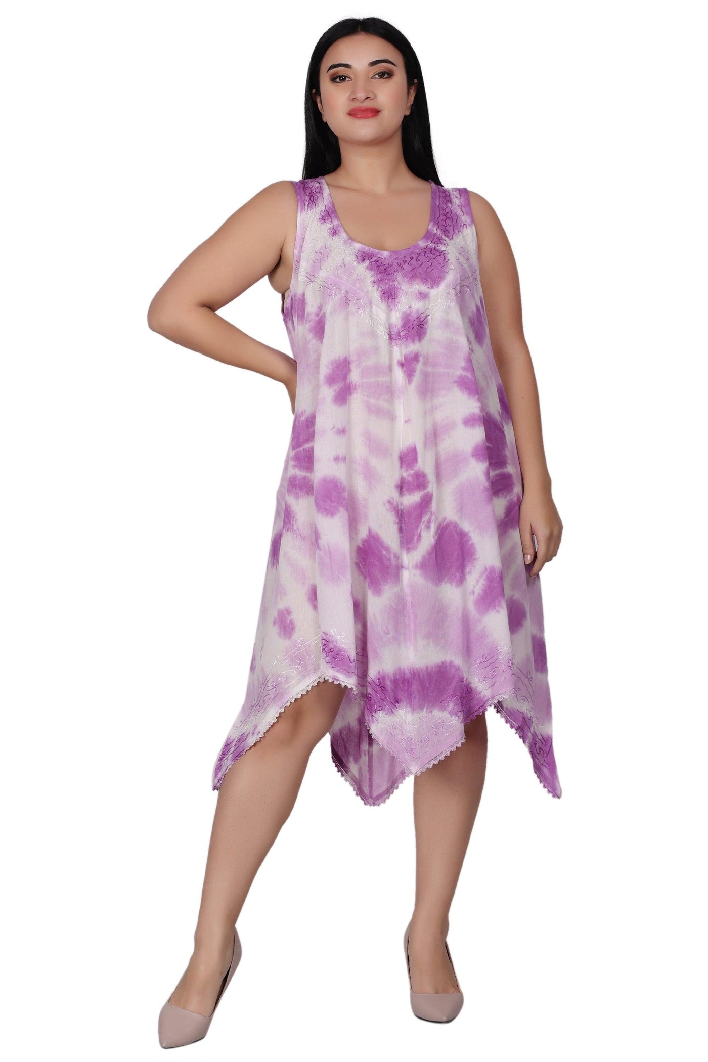 Fairytale Bottom Tie Dye Dress 422141FT  - Advance Apparels Inc