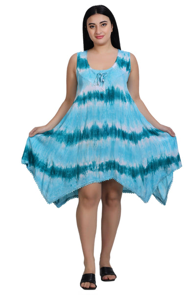 Fairytale Bottom Tie Dye Dress 422188-FTD  - Advance Apparels Inc
