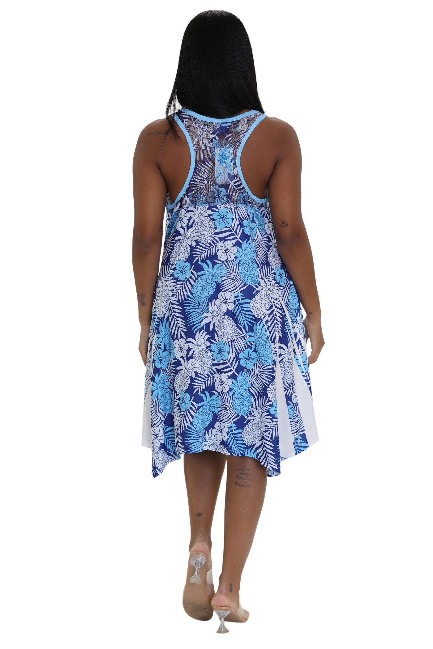 Floral Print Resort Dress 21231  - Advance Apparels Inc