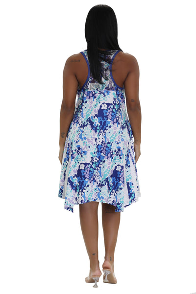 Floral Print Resort Dress 21233  - Advance Apparels Inc