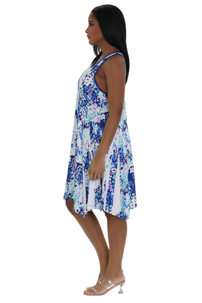 Floral Print Resort Dress 21233  - Advance Apparels Inc