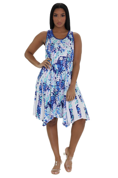 Floral Print Resort Dress 21233  - Advance Apparels Inc