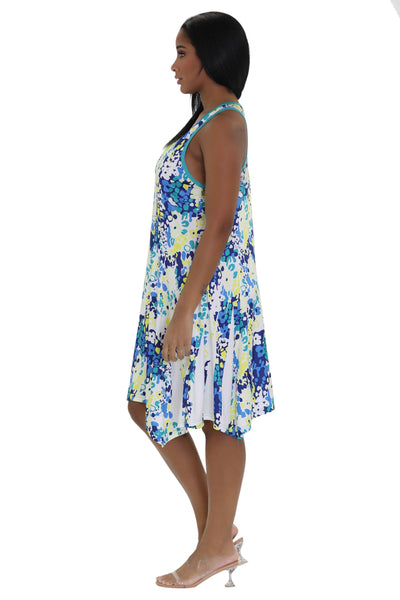 Floral Print Resort Dress 21233  - Advance Apparels Inc